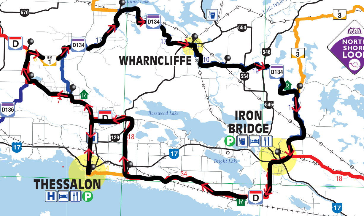 Bruce Mines Snowarama Map 2026